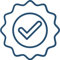 Icône indiquant l'engagement Nutrioxy à proposer des produits de qualité
