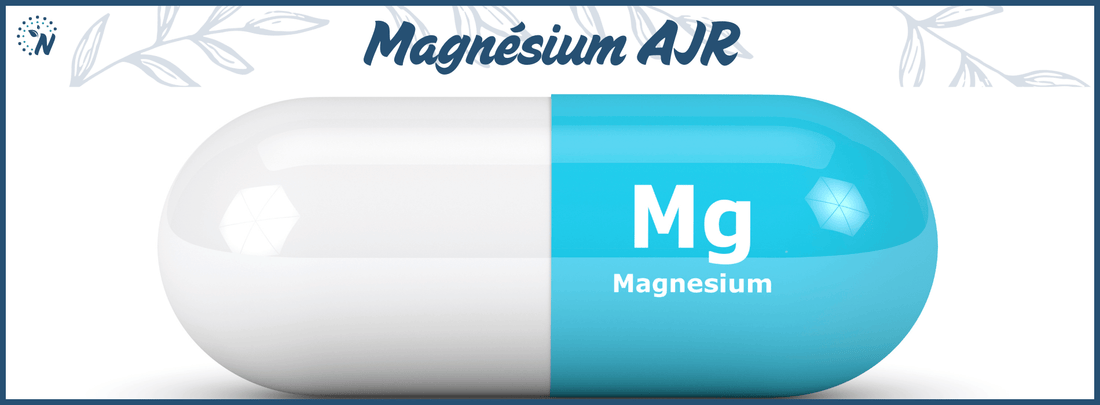 Gélule de magnésium illustrant l’apport journalier recommandé en magnésium