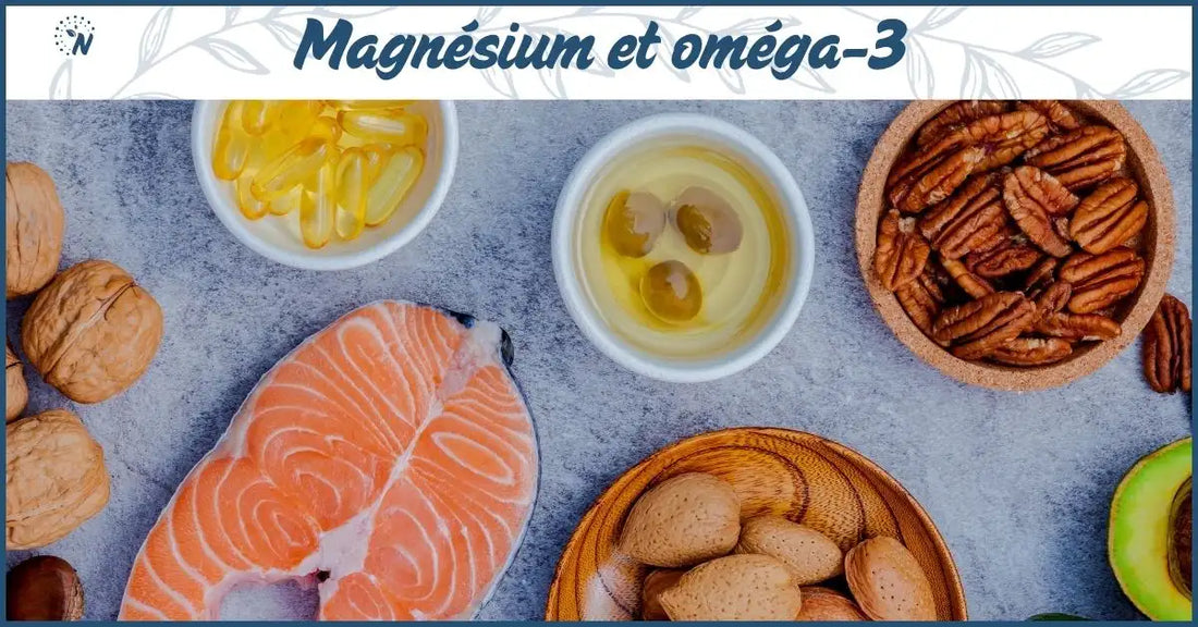Aliments riches en magnésium et en oméga-3, bannière du blog Nutrioxy