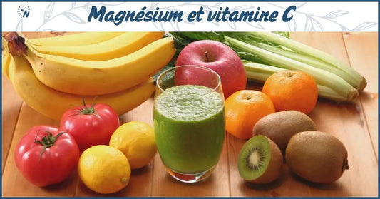 Bannière blog magnésium et vitamine C : fruits et légumes riches en magnésium et vitamine C