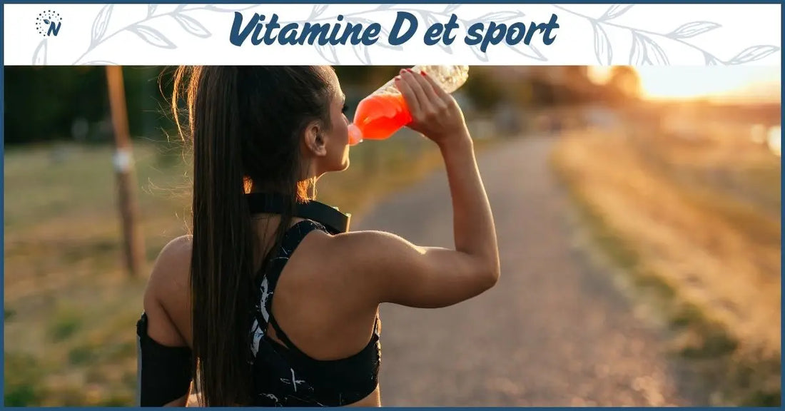 Bannière blog vitamine d et sport, une sportive au soleil