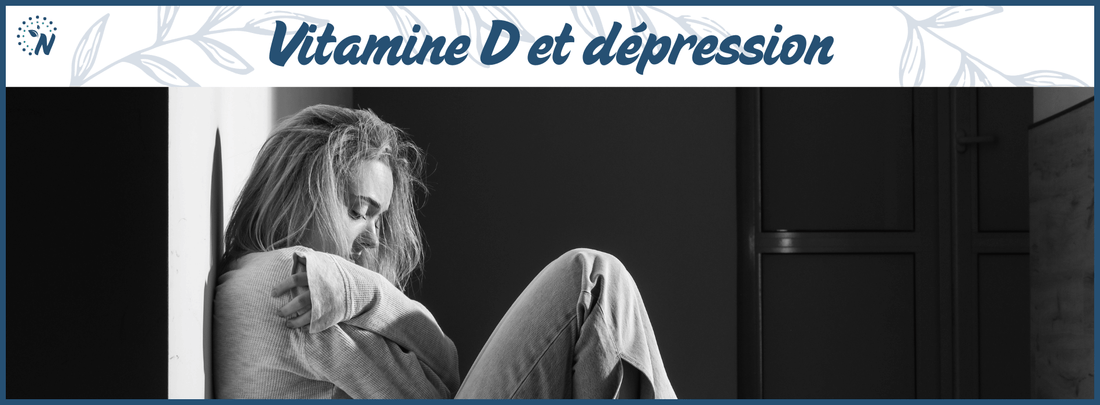 Personne déprimée, bannière illustration du lien entre vitamine D et dépression