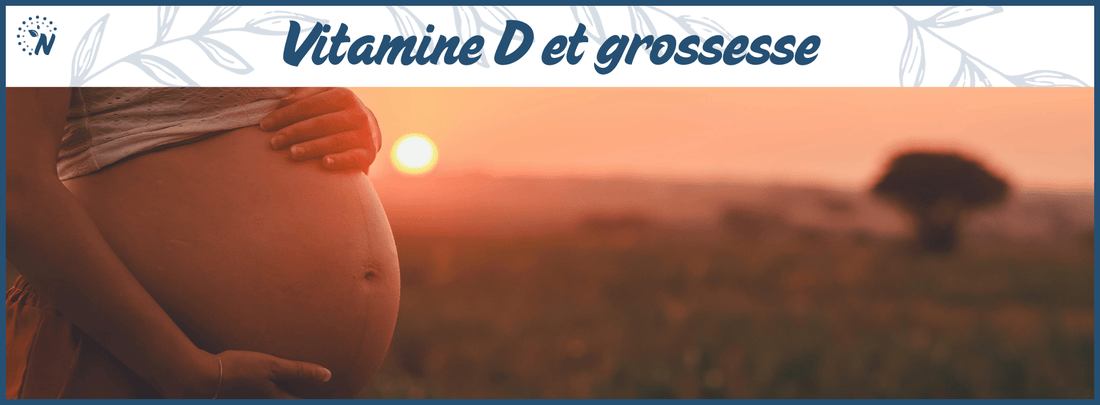 Une femme enceinte au soleil, symbolisant l'importance de la vitamine D pendant cette periode