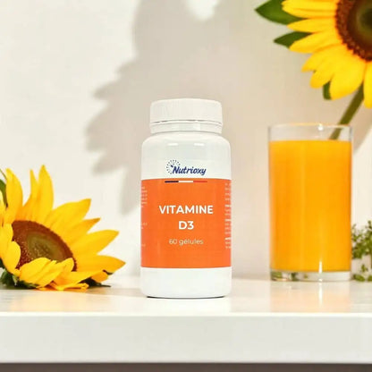 Photo produit du complément vitamine D3 Végétale Nutrioxy 1000UI