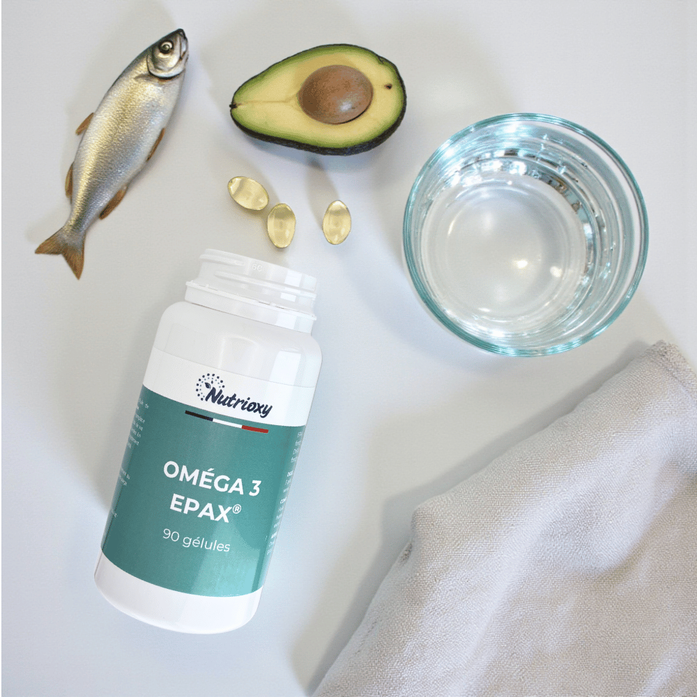 Photo produit représentant les Oméga-3 Nutrioxy couché